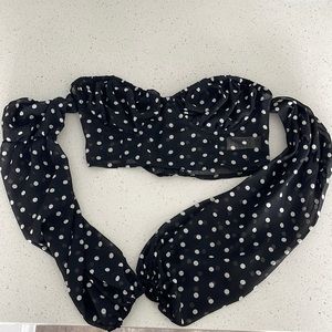 Corset off the shoulder crop top